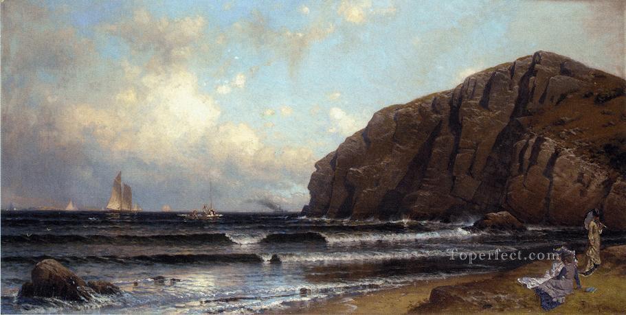 Cushing Island Portland Harbor beachside Alfred Thompson Bricher Oil Paintings